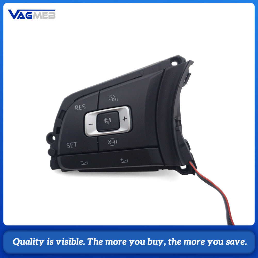 Original 5G0 959 442 AE ACC Rline Steering Wheel Control Button for VW 5G0 959 442AE 5G0959442AE
