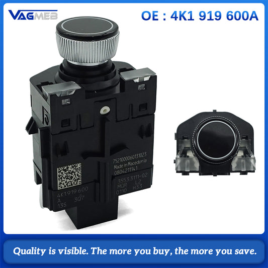 4K1 919 600A Volume Control Switch For Audi A6C8 A7 S6 S7 2019-2024 MMI Audio Control Knob Assembly