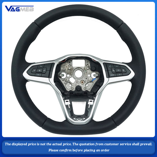 Leather Steering Wheel Multifunction Perforated VW T6.1 Multivan Bus Multifunction Steering Wheel