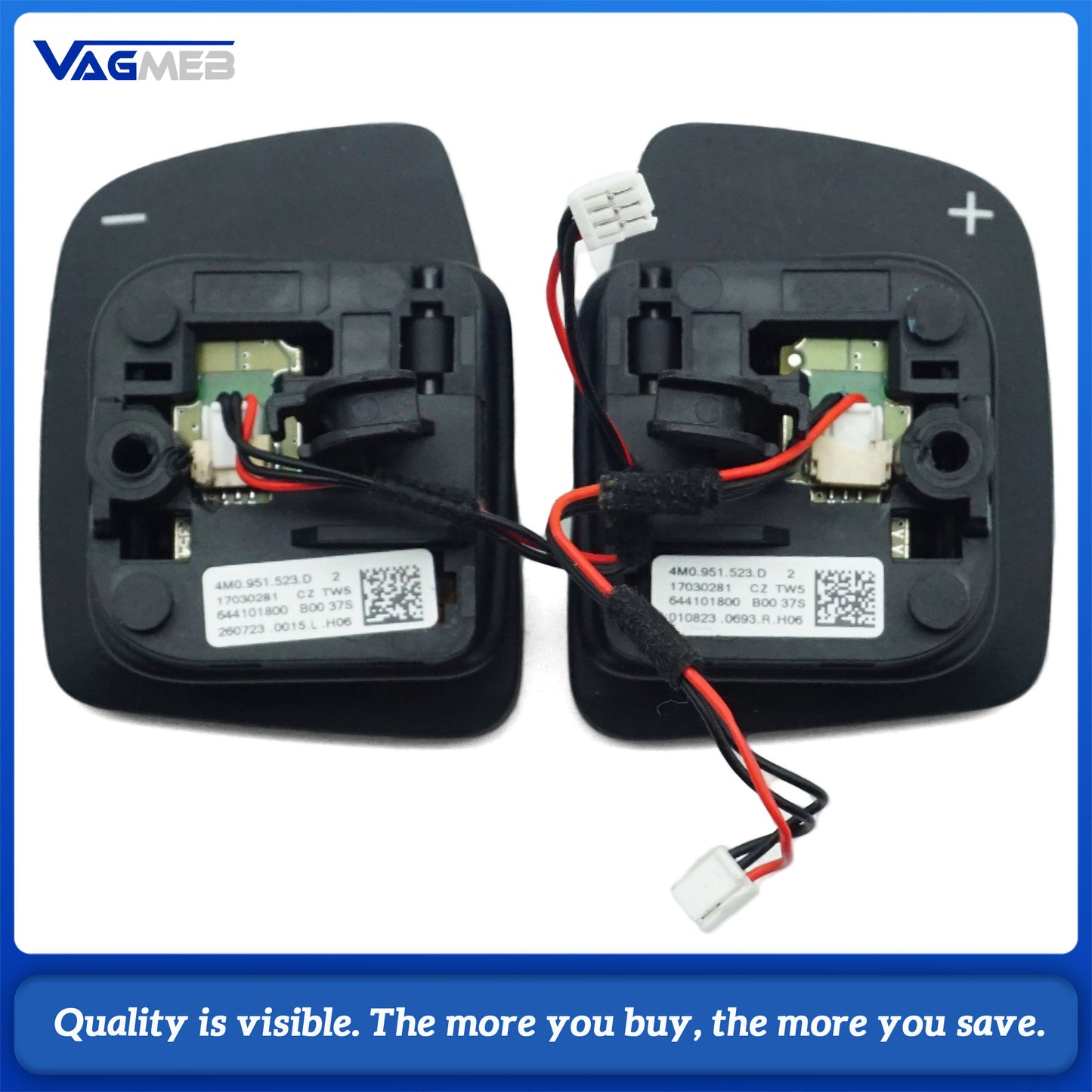 For Audi Q5 Black Mini Paddle Shifters