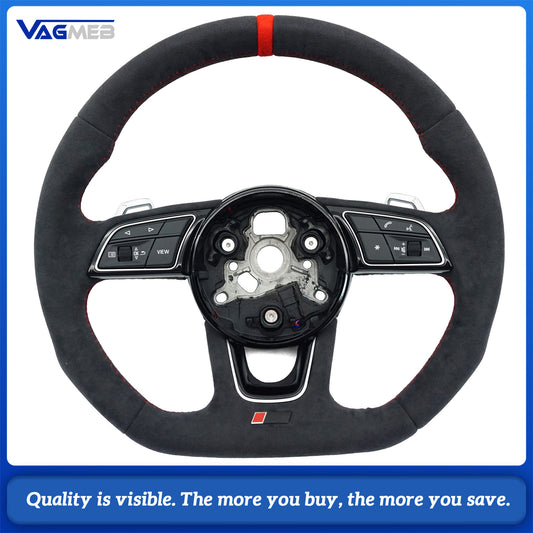 For Audi A4 B9  Alcantara steering wheel