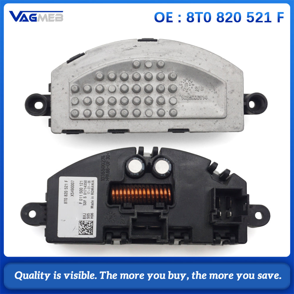 8T0820521F AC Heater Blower Motor Resistor Replacement For Audi A4 A5 S4 S5 8T 2013-2017 Auto Parts