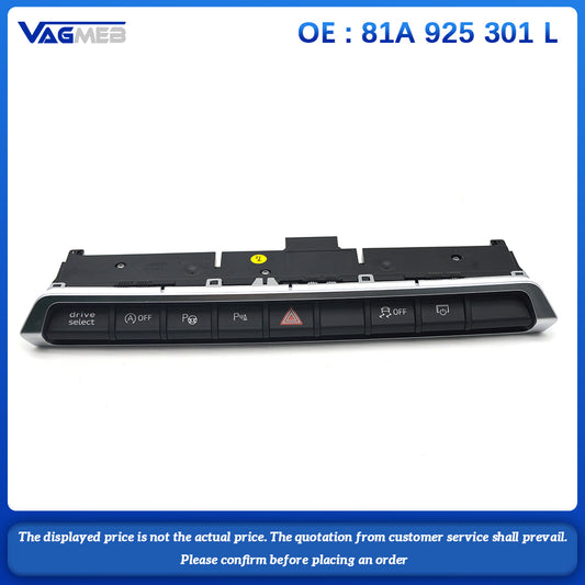 For Audi Q2 PLA multifunctional electronic parking radar switch driving mode button switch 81A 925 301 L