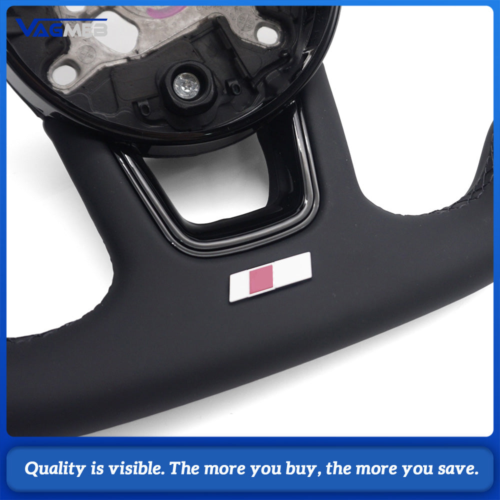 For Audi A4 B9 Fully Perforated Leather Steering Wheel