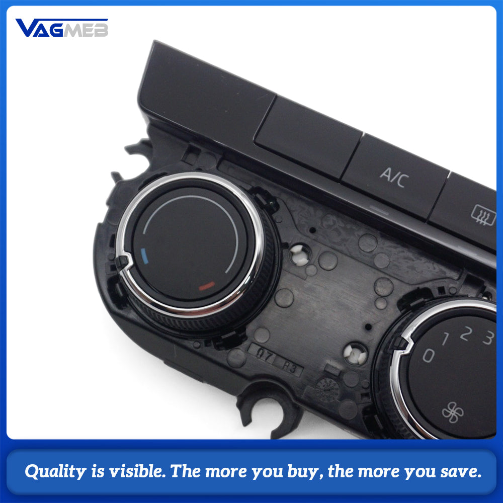 For Skoda Octavia 5ED Manual AC Heater Switch Without Seat Heating Buttons 5ED 820 047