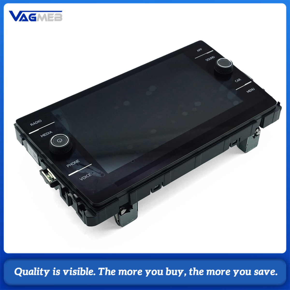 5NN 919 605 A 8 MIB Touch Screen Display Monitor For VW Tiguan MK2 AD1 Infotainment System Radio Head Unit