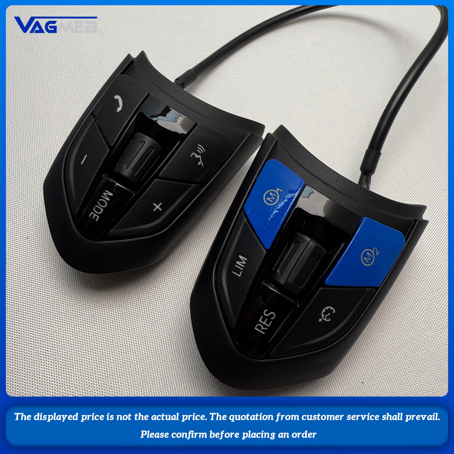 Black/Red/Blue Style For BMW 35 Series F20 F30 F31 F35 F10 F11 F18 E90 E91 E92 E93 Steering Wheel Button With M1M2 Button