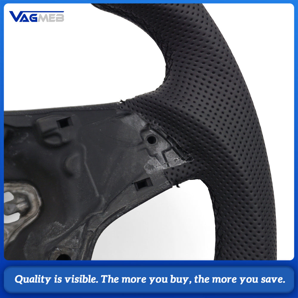 Carbon Fiber Steering Wheel With Leather For VW Volkswagen Golf 6 MK6