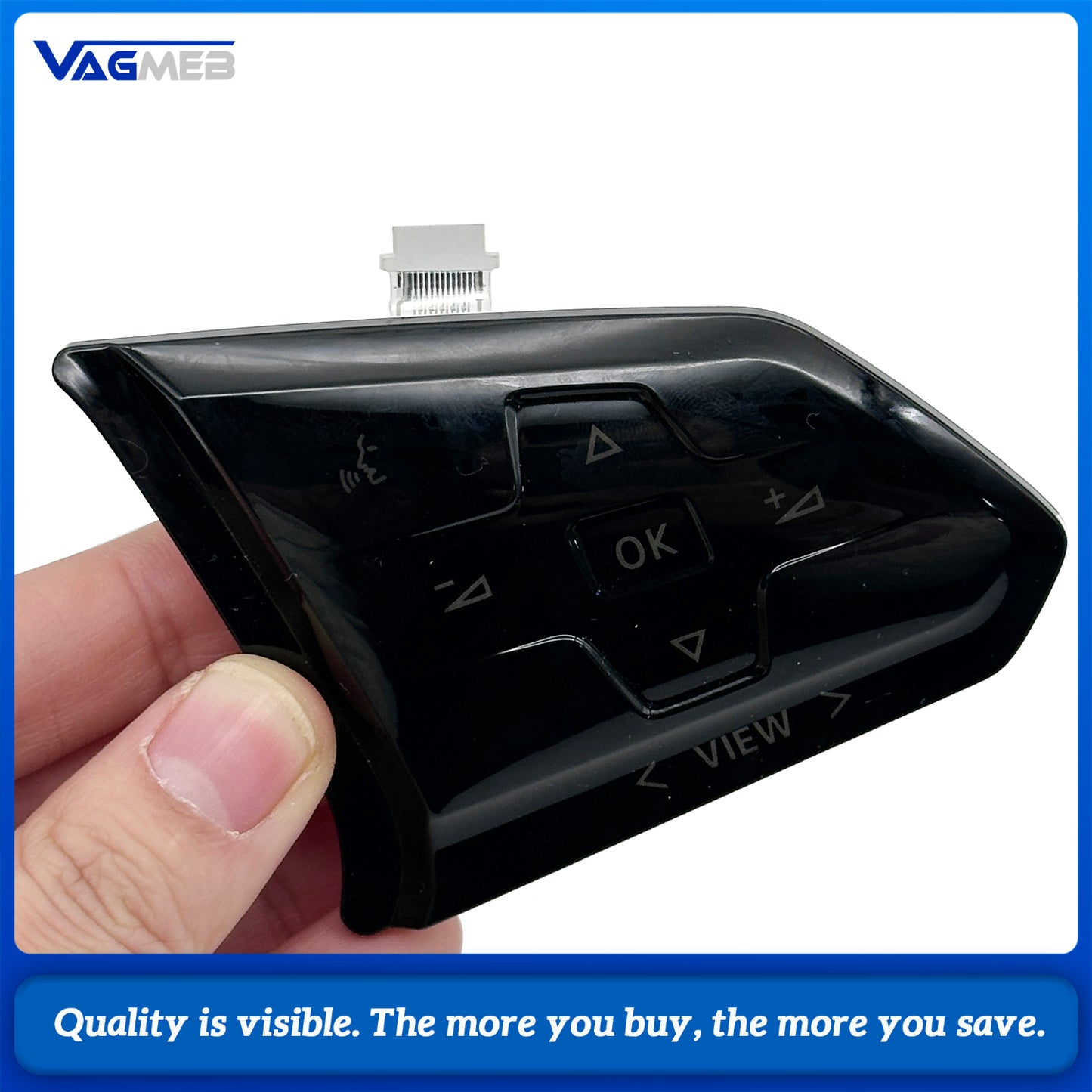 Multifunctional Steering Wheel LCD Touch Button Shell Case For VW ID3 ID4 ID6