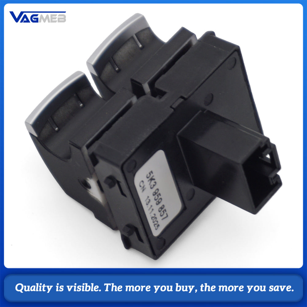 Window Control Switch Button For VW Eos Golf MK5 MK6 GTI 2 Door Scirocco Tiguan Polo 5K3 959 857 587C