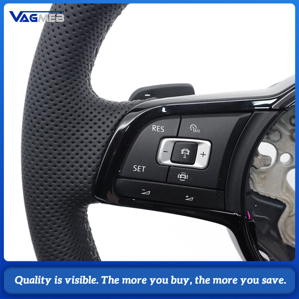 Steering Wheel for VW Golf 6 7 GTI R RS S-Line GTD Passat B8 B7 B6 MK7.5 MK4 VW Polo MK7 MK6 MK5 Sport Steering Wheel With ACC