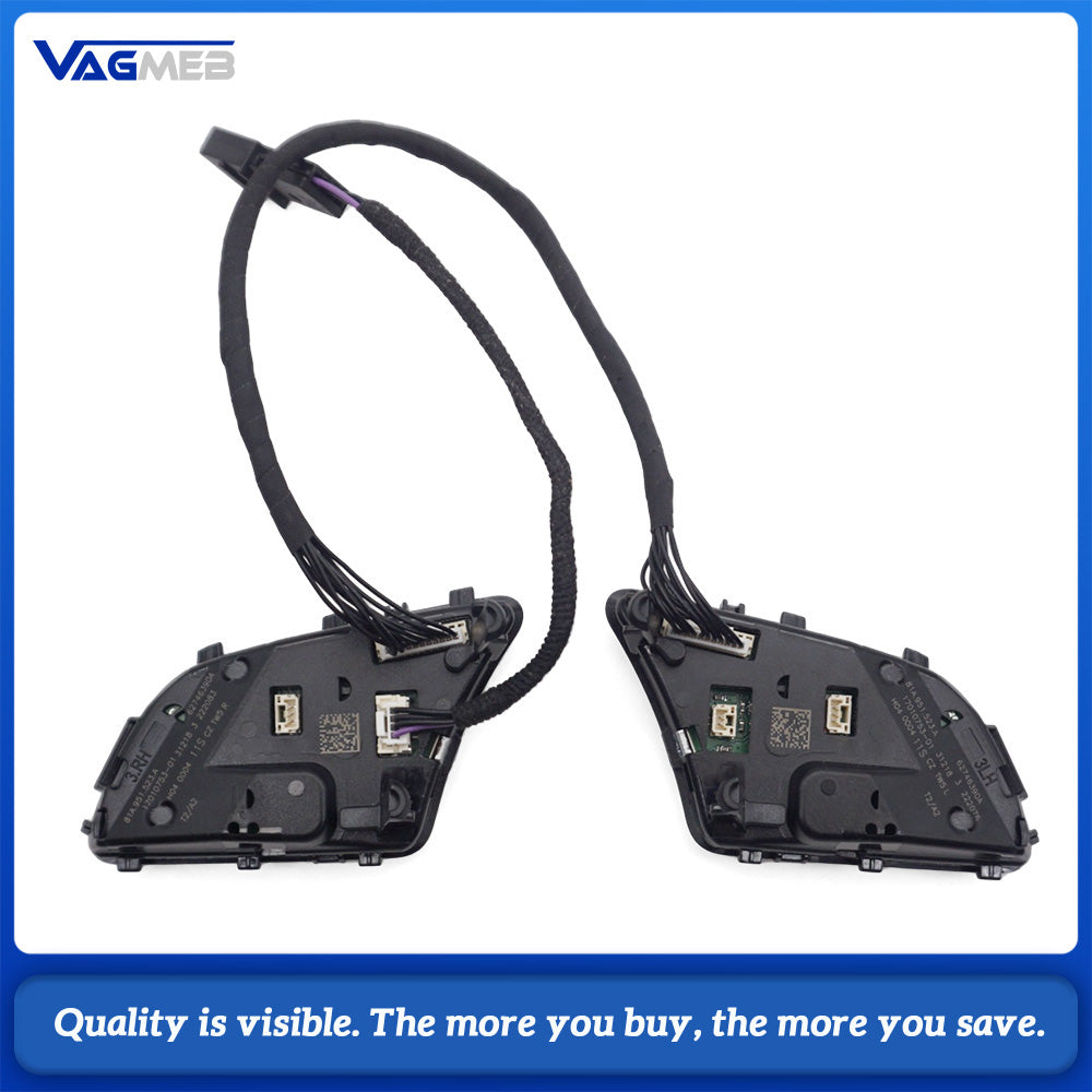 81A 951 523 A For Audi A3 Q2 Multifunctional Steering Wheel Key Button Assembly
