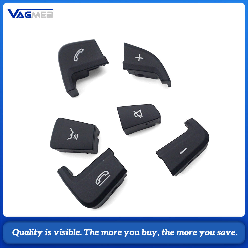 A Pair Car Steering Wheel Control Button Caps Replacement For Mercedes-Benz C-Class GLC-Class