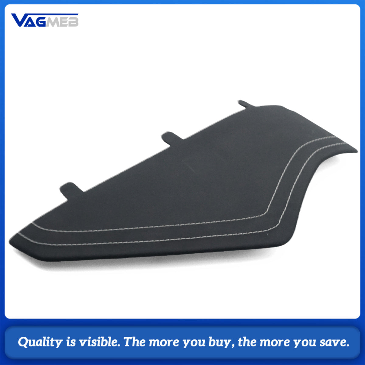 For Audi A6 C8 RS6 C8 custom leather Alcantara white stitch Dashboard cover plate with S RS emblem