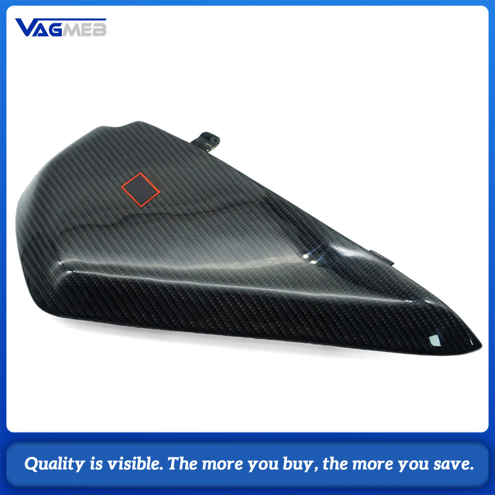 Gloss Carbon Fiber Instrument Panel Cover For Audi A4B9 S Style Dashboard Side Trim Pair With S Badge 8WD 857 085A/086A