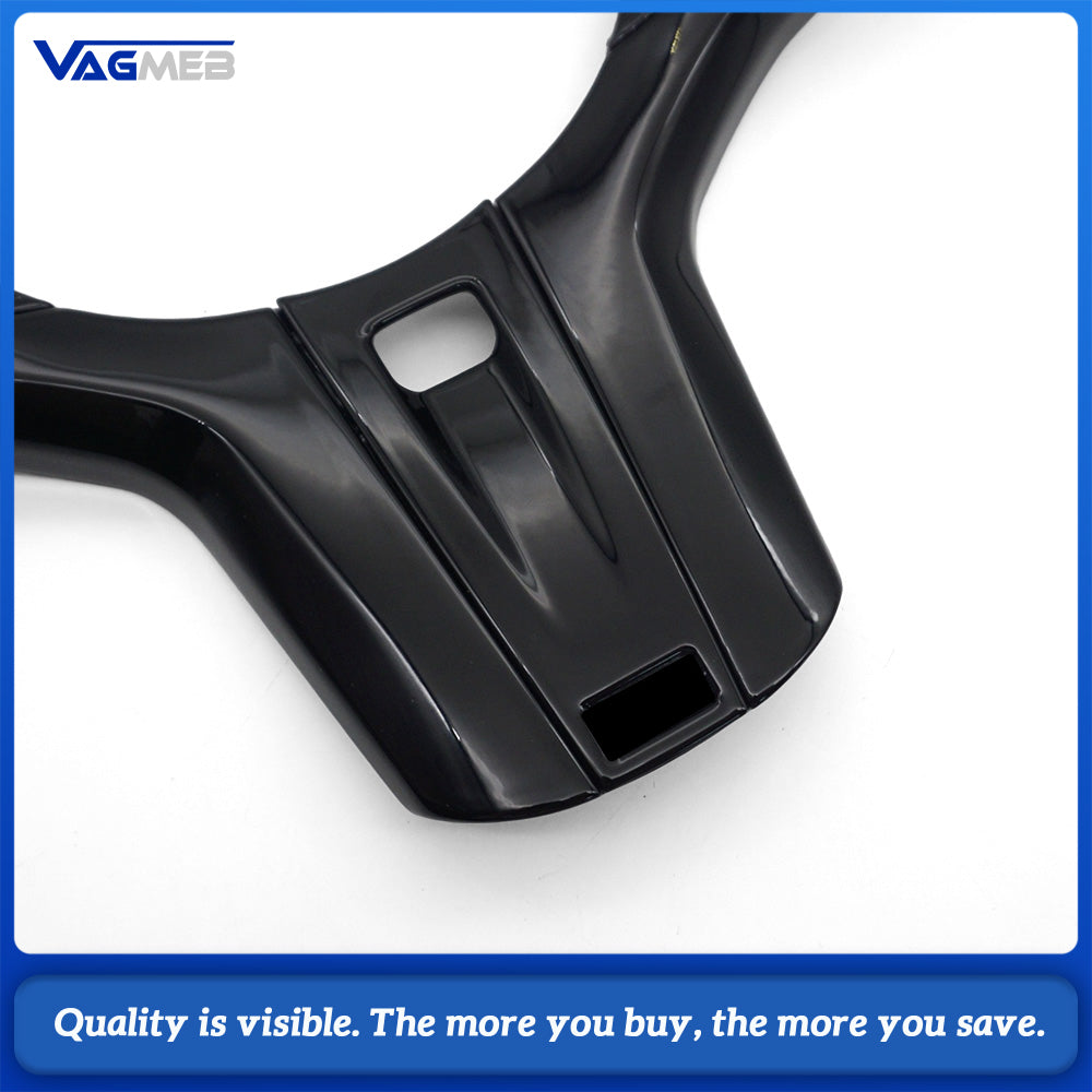 arbon Fiber Car Steering Wheel Panel Decoration Cover Trim For BMW 3 4 5 6 8 Series G20 G22 G26 G29 G30 G32 G15 G16 G01 G06