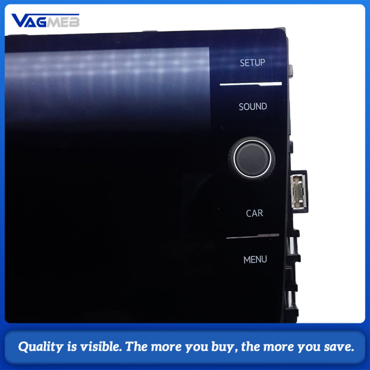 5G6 919 605 8 Glass Touch Screen Display MIB 2.5 Radio Monitor For VW Golf 7 MK7 VII MK7.5 Passat B8