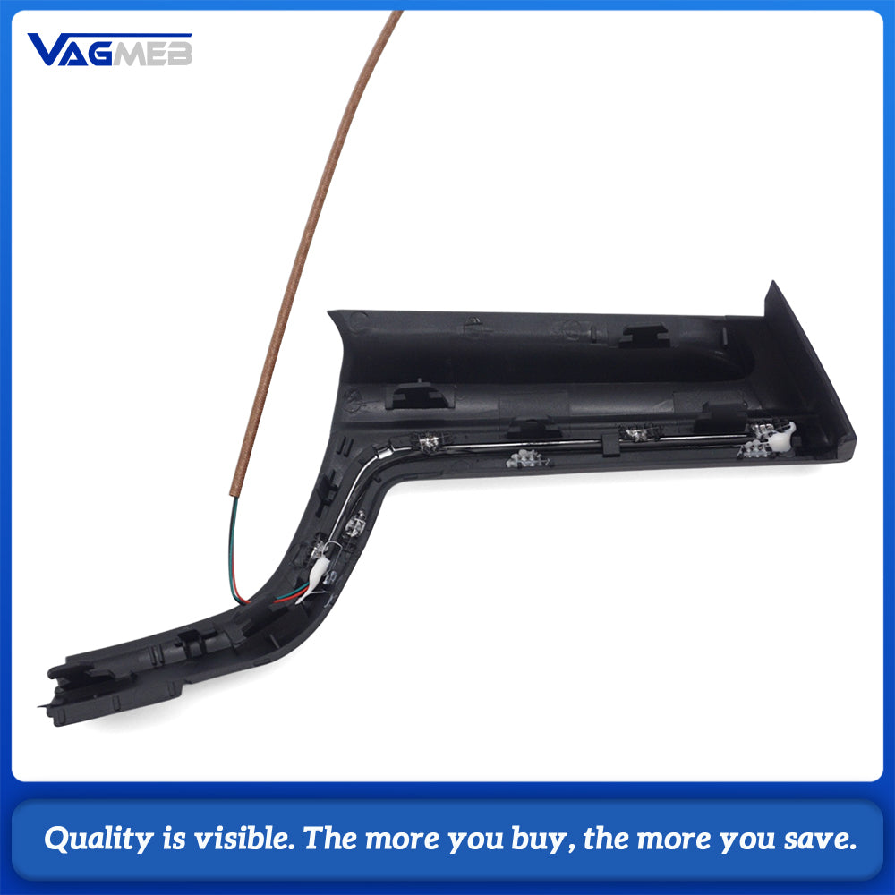Car Driver Side Instrument Panel Small Bezel Trim With LED Ambient Light Interior Decoration For Audi A5 B9