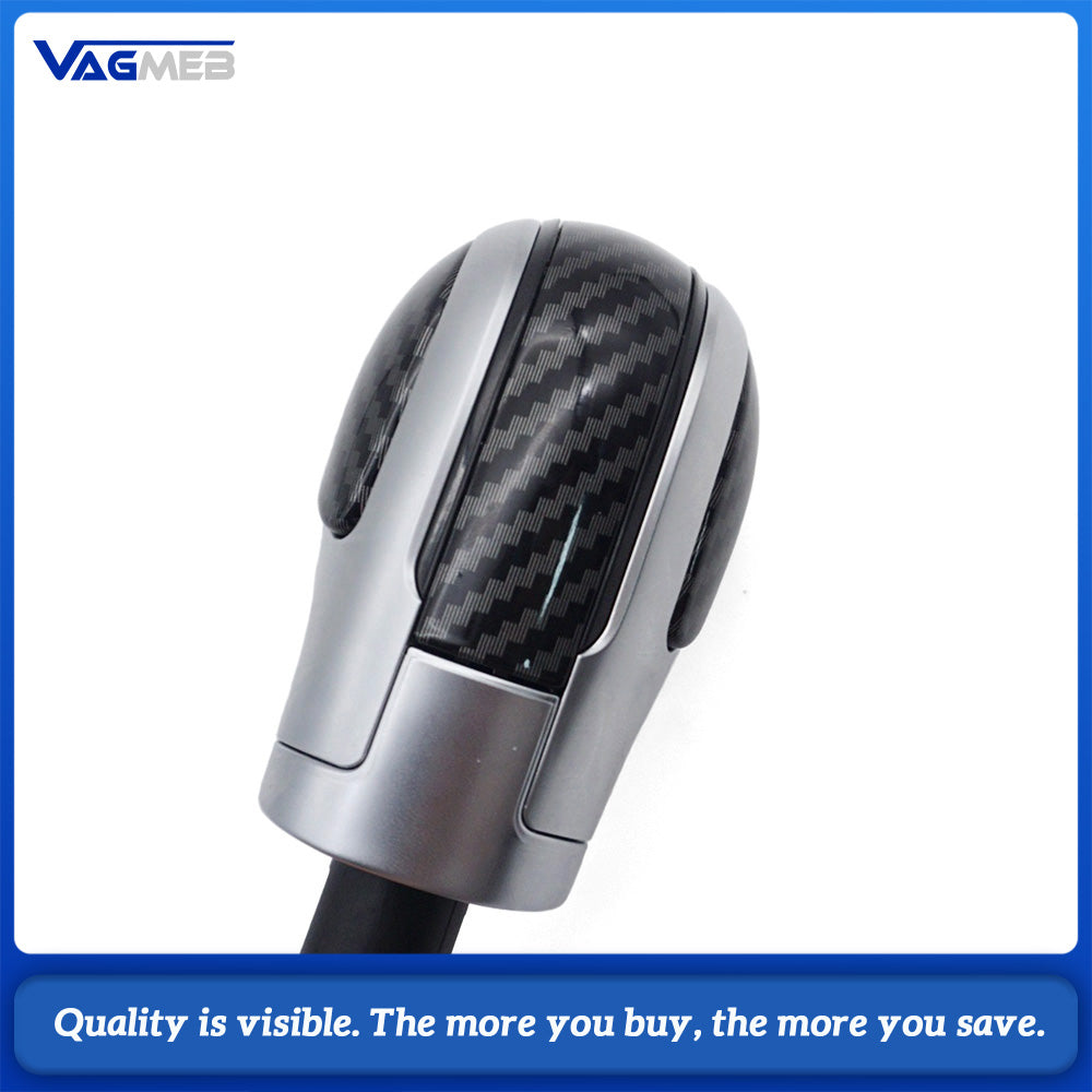 Carbon Fiber DSG Gear Shift Knob Fit for Skoda Octavia, DSG Automatic Shifting Handball Modification Replacement