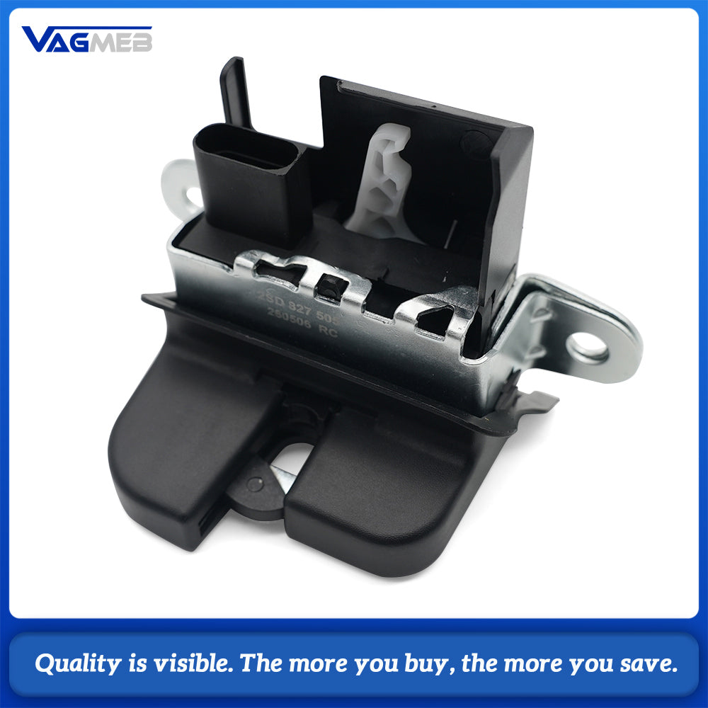 Trunk Lock for VW Polo 2018-2024, Golf 2021-2022, ID.3 2022-2024, Tacqua 2020-2022, T-Cross 2019-2022  OE 2SD827505A/505