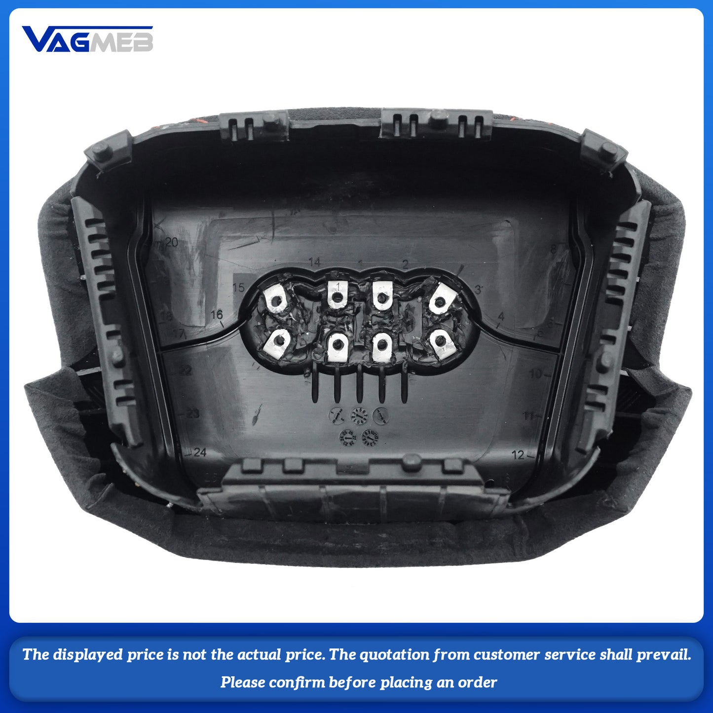 Steering wheel airbag cover multifunction steering wheel For Audi A5A6