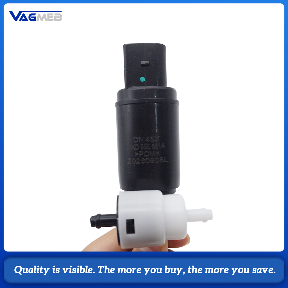 Car Windshield Wiper Washer Fluid Pump Motor Replacement Part 1KD 955 651A For VW Audi