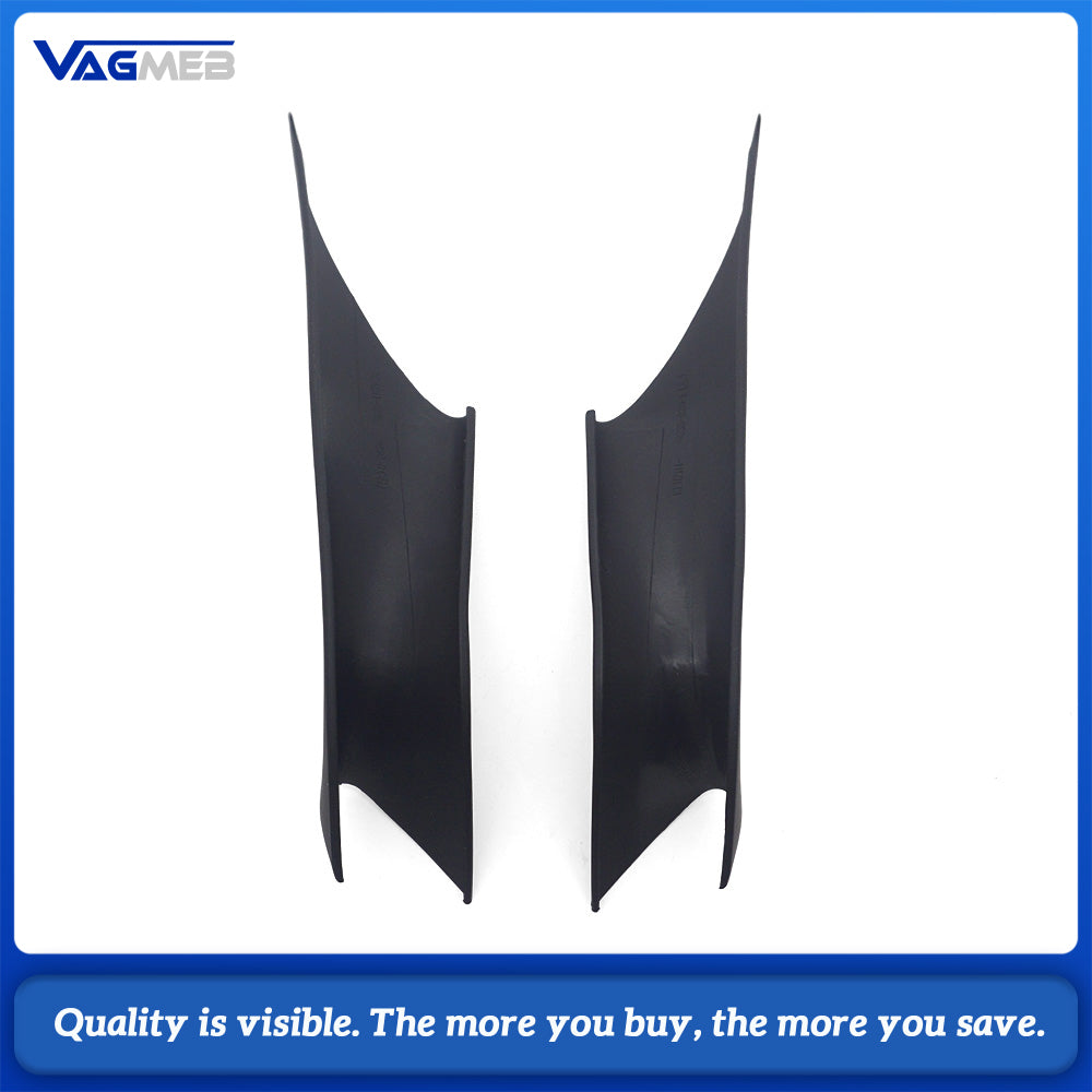 2Pcs Black Rear Interior Door Armrest Trim Panel Pair Fit BMW 5 Series G30 G38 Inner Rear Door Grab Handle Cover