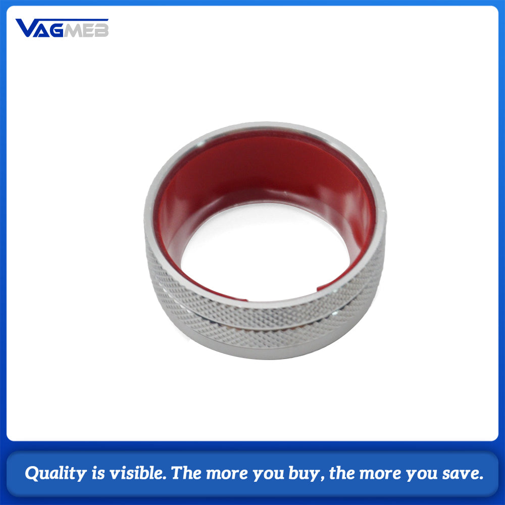 Car Rearview Mirror Adjustment Knob Decoration Ring Metal Trim Cover For VW Volkswagen Golf Mk7 Polo 2015-2019 Switch T Interior