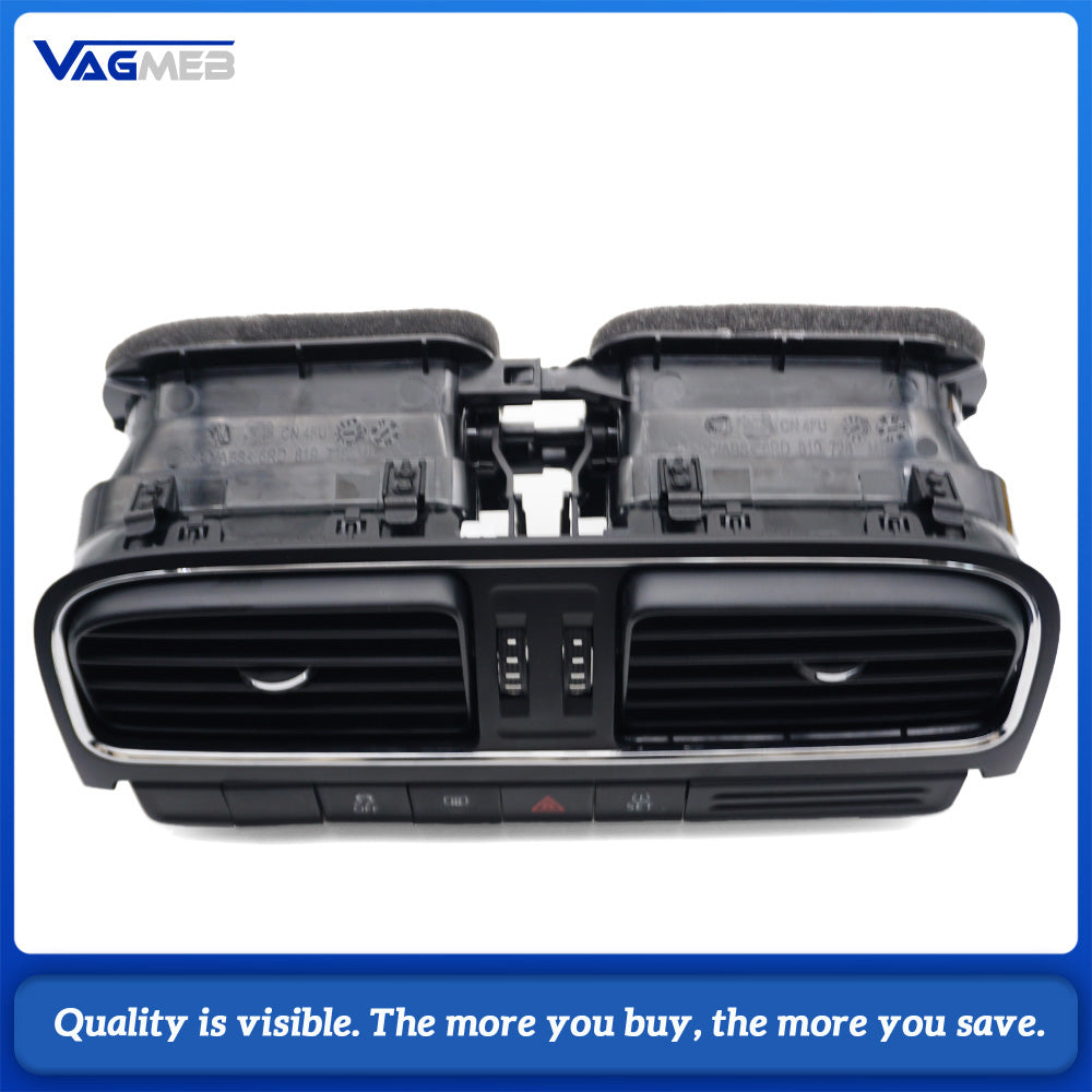 For Polo Car Front Central Dash Left Right Middle Air Conditioner AC Vent Grille Assembly For VW Polo