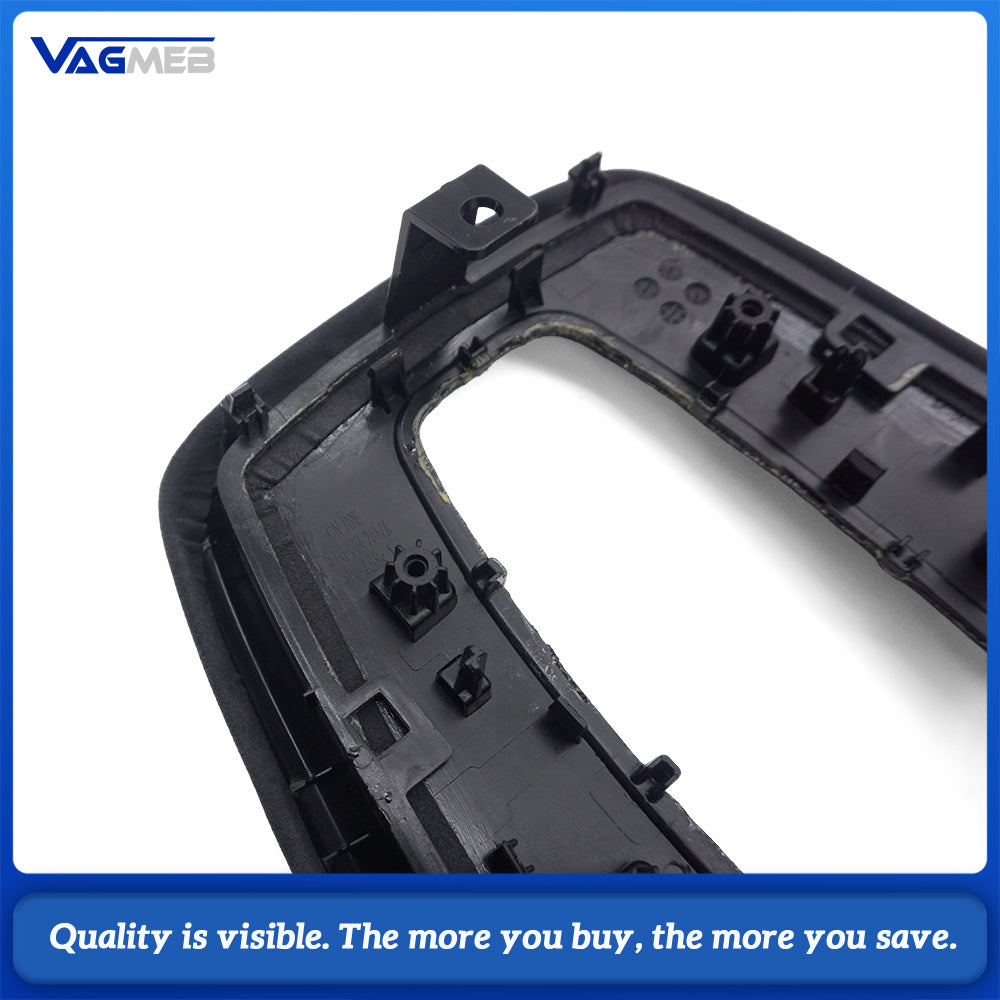 Suitable For Audi A38Y S3 LOGO Overturned Fur Interior Decoration Car Interior Supplies Gear Panel Gear Shift Modification