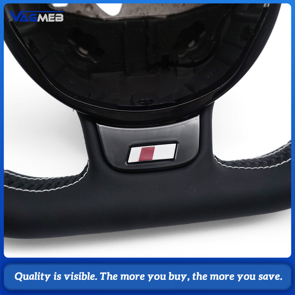 Sports style steering wheel for Audi A3 8V A4 B8 A5 S3 S4 RS3 RS4 Perforated leather steering wheel