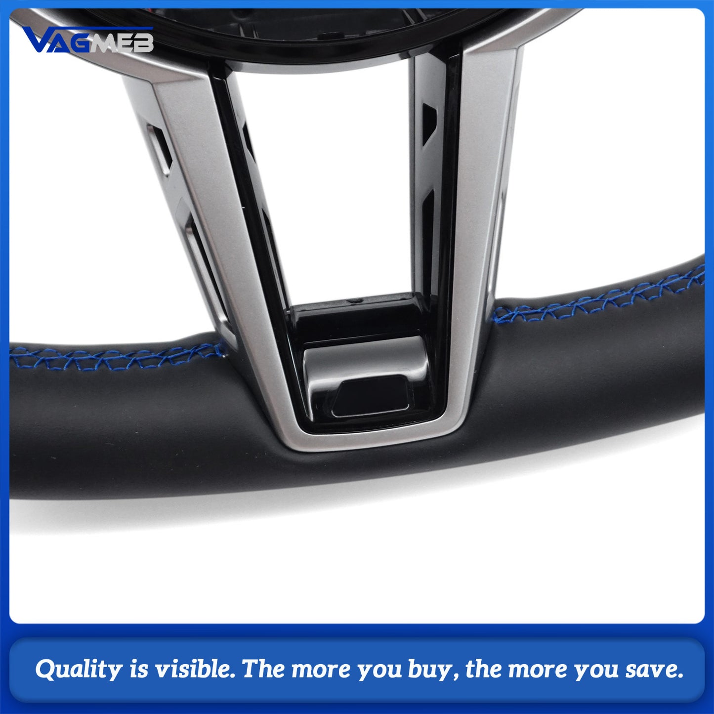 Upgraded Leather Car Steering Wheel For BMW 5 3 4 Series G02 G05 G01 G20 G82 G80 G22 G26 G30 G32 G87 F90 F95 Car Accessories