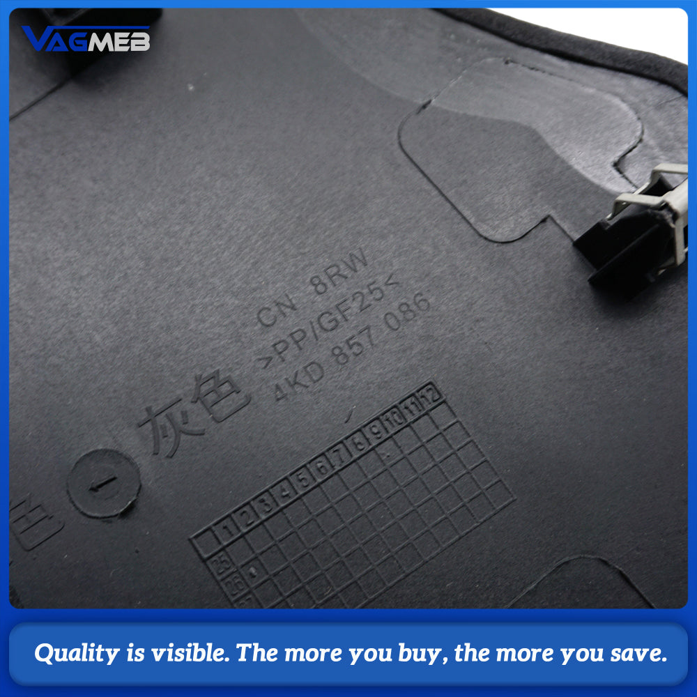 For Audi A6 C8 RS6 C8 custom leather Alcantara white stitch Dashboard cover plate with S RS emblem
