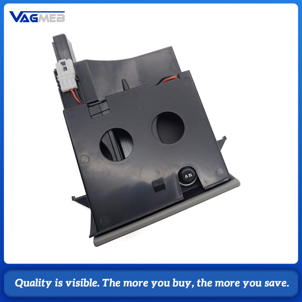 Grey 7H285860130T Right Drive Ashtray Cup Holder Stand For VW T5 Transporter Ashtray Cup Coin Holder Dual Drink