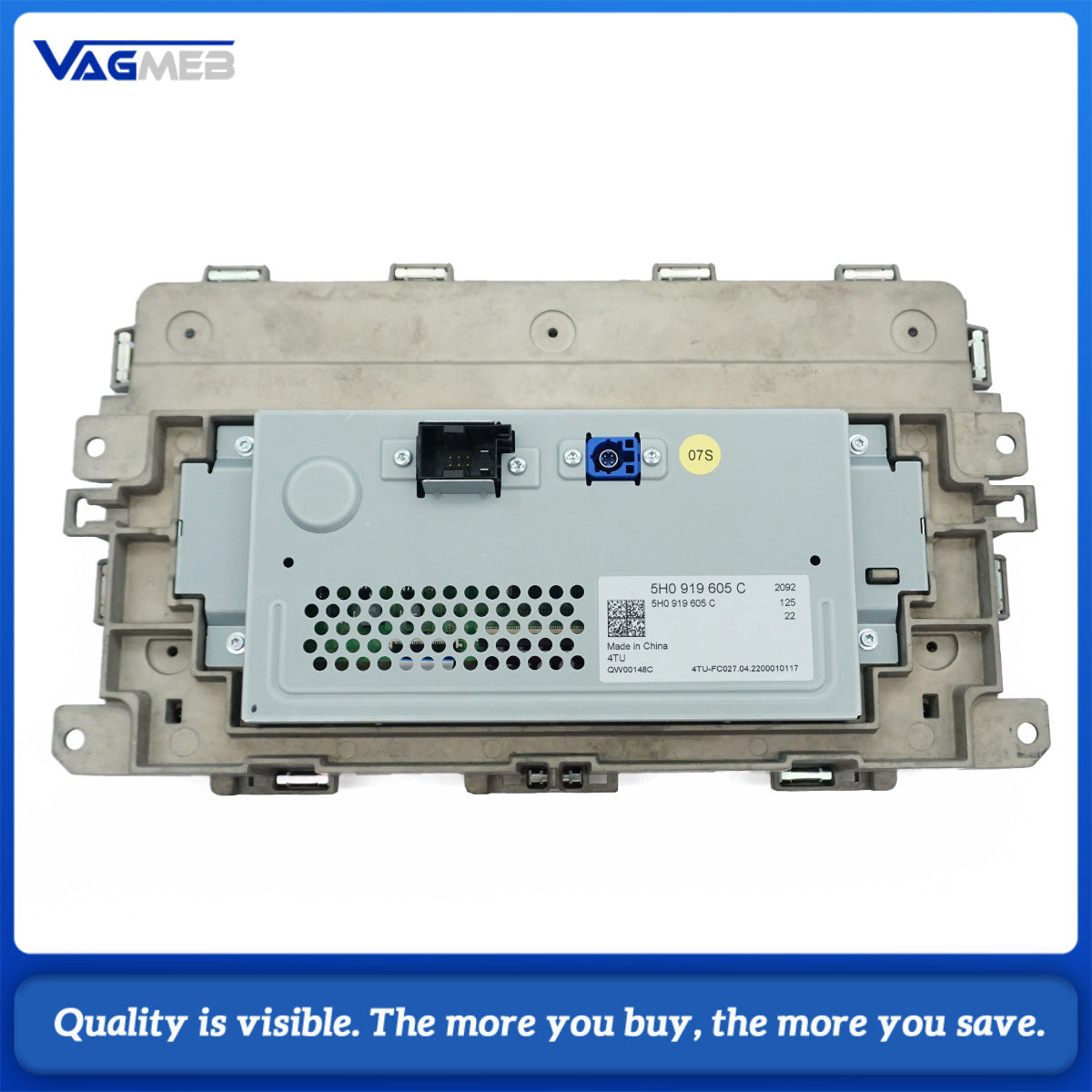 10 Inch Radio Screen Display for VW Golf 8 MK8 5H0 919 605C Car Multimedia Player Touch Screen Navigation System