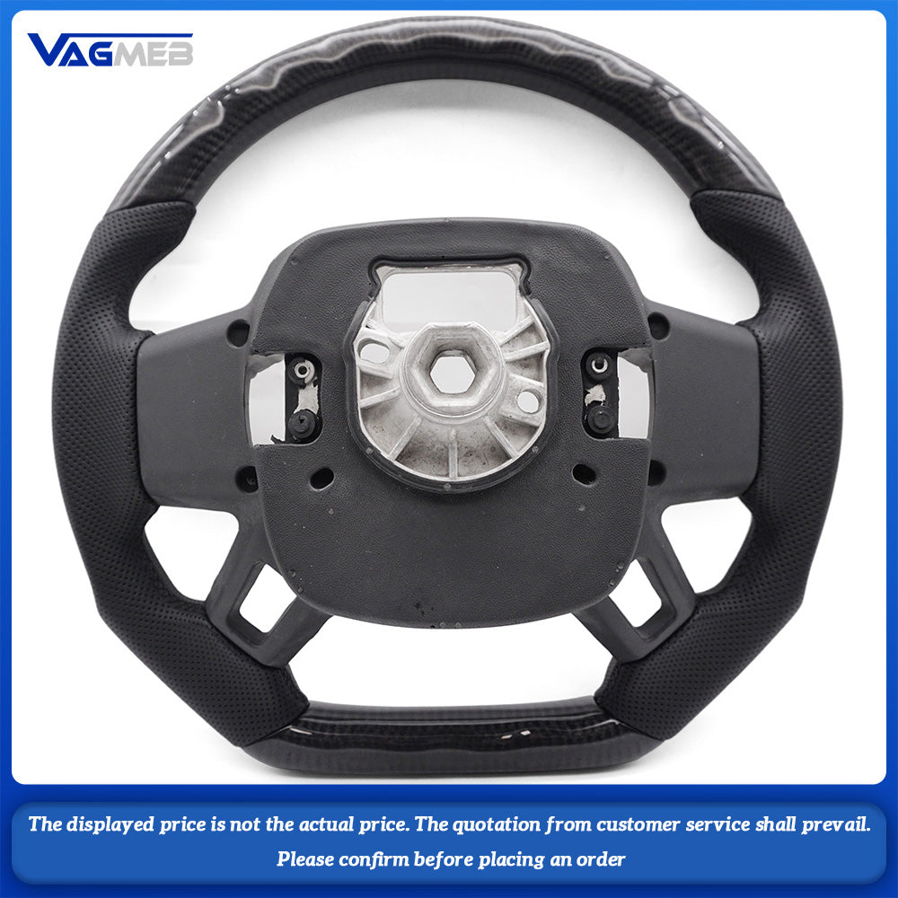 Racing Car Auto Parts Carbon Fiber Steering Wheel For Landrover Defender Full