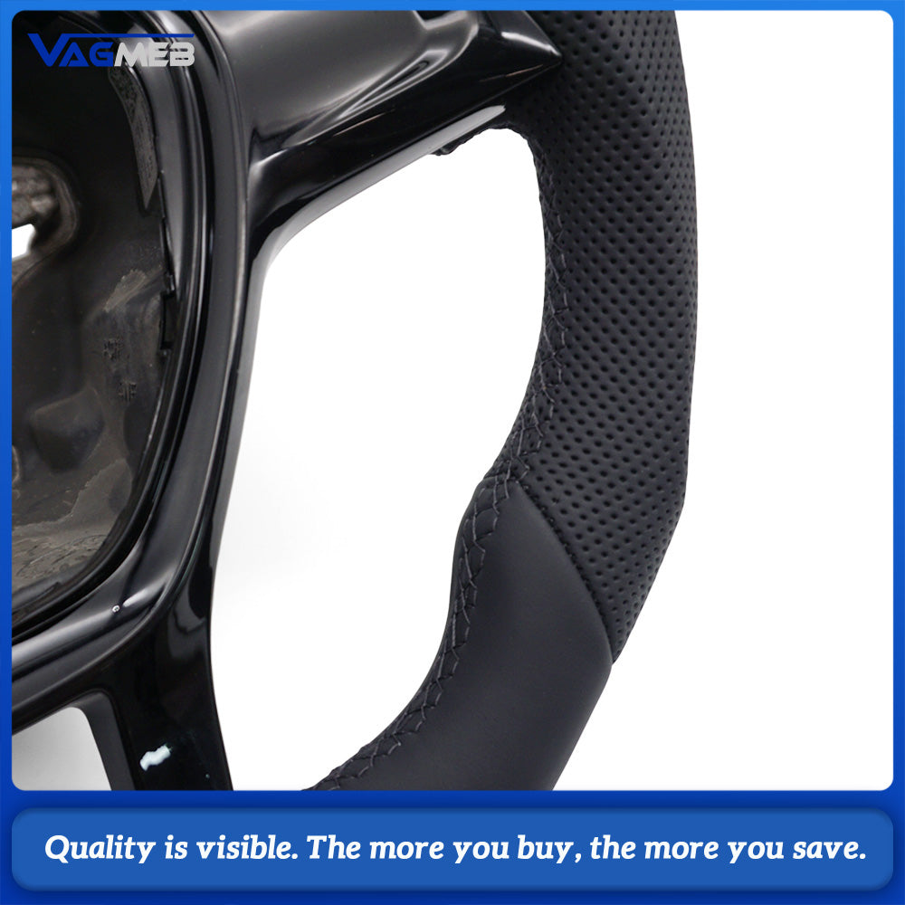 Semi Perforated Sports Steering Wheel,For VW GOLF 7 MK7 Transporter T6