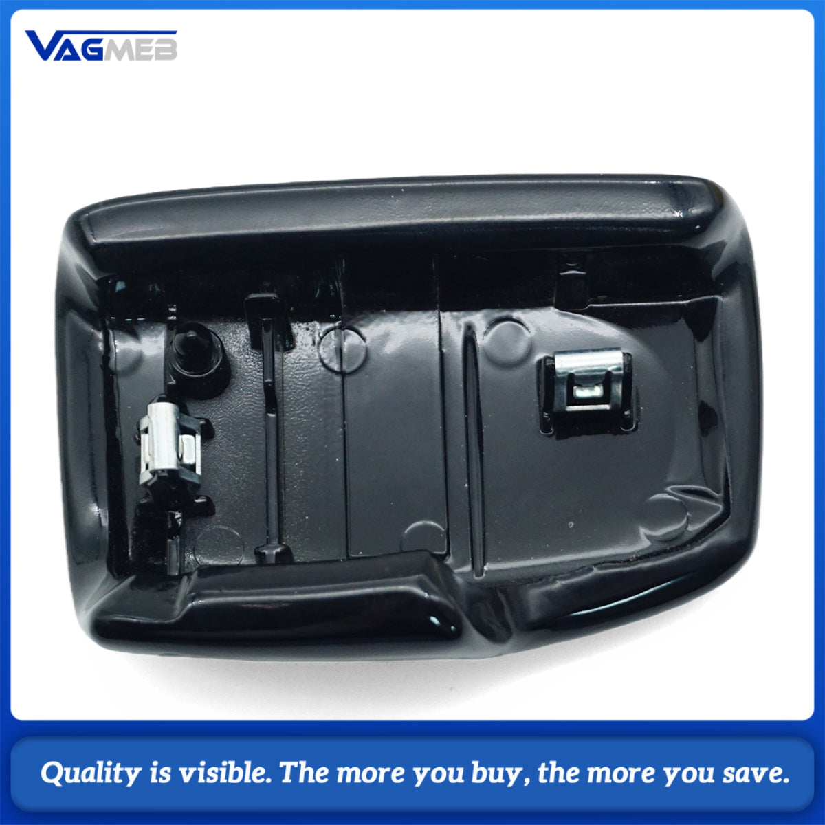 Carbon Fiber Style Gear Shift Knob Head Cover Trim With S Logo For Audi Q7  Interior Accessories