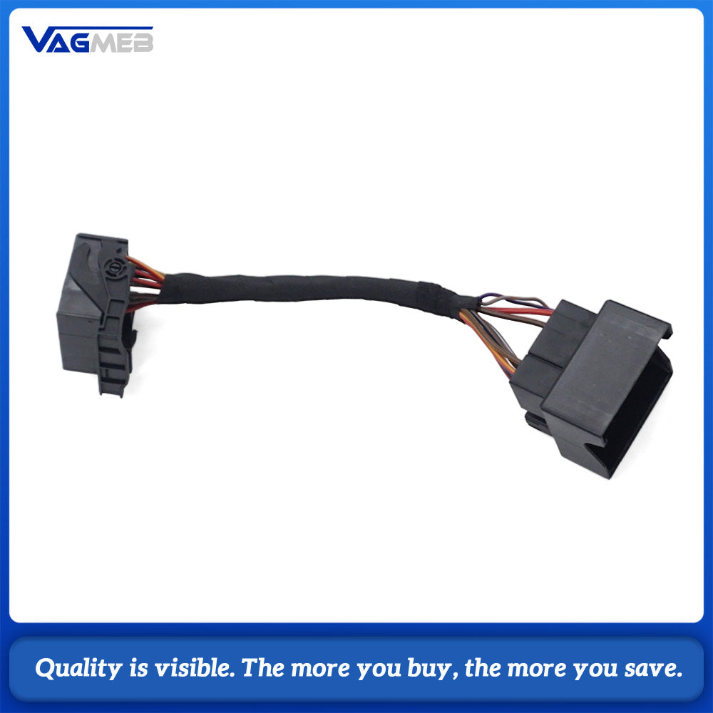 Car MQB to PQ Radio Adapter Wiring Harness MIB Head Unit Convert Cable Plug and Play Retrofit Harness