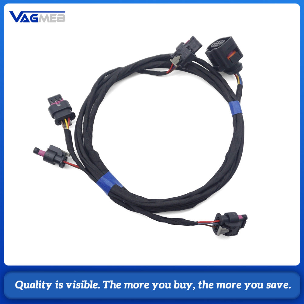 Skoda Octavia Pro MK4 No Radar To 8 Front Rear PDC Sensor Plug & Play Conversion Loom