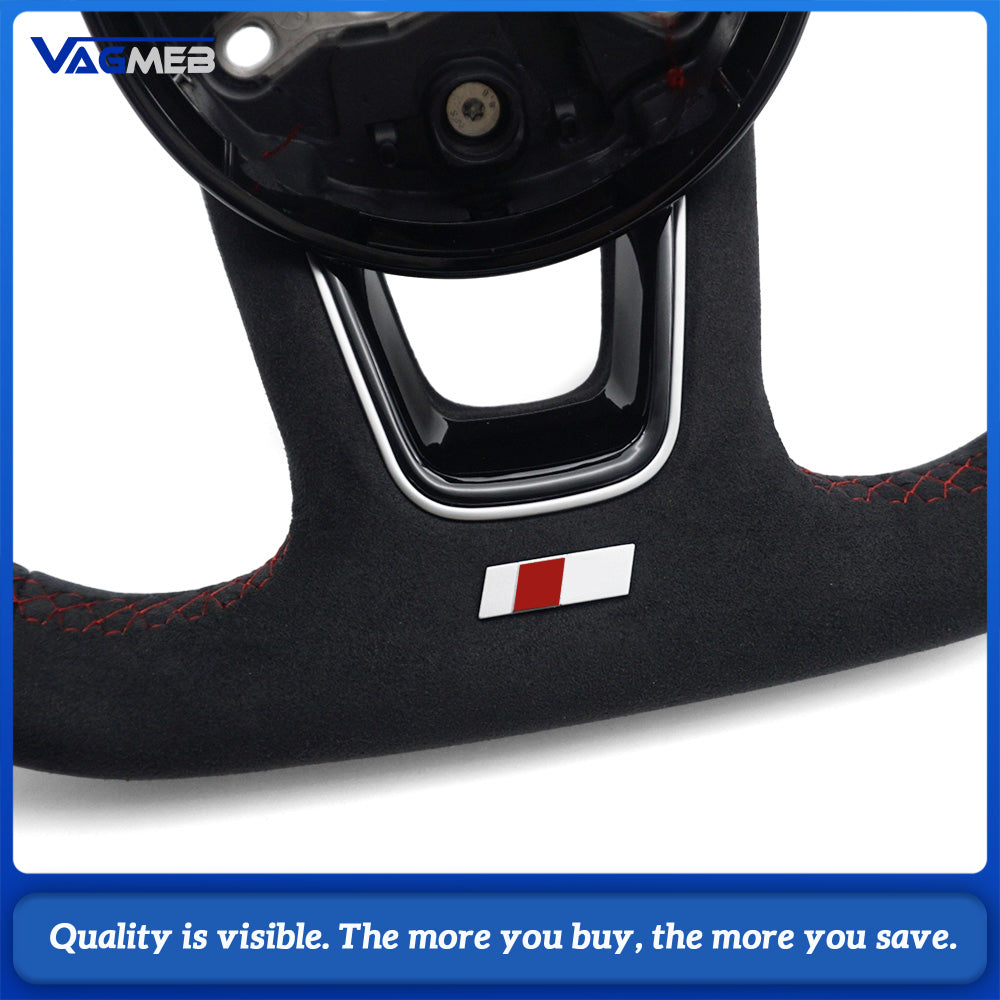 For Audi A4 B9 Automatic Sport Style Leather steering wheel car accessories
