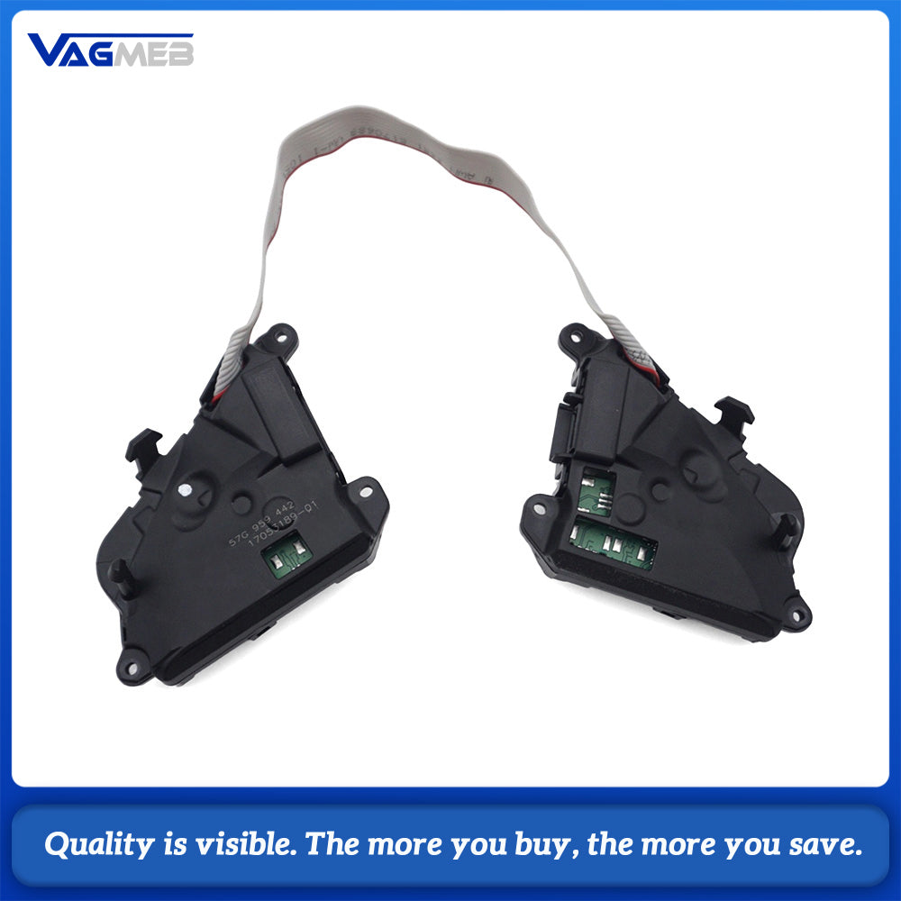 Physical Steering Wheel Buttons Fit for VW Golf 8 MK8, 57G 959 442, Multifunction Mechanical Control Switches