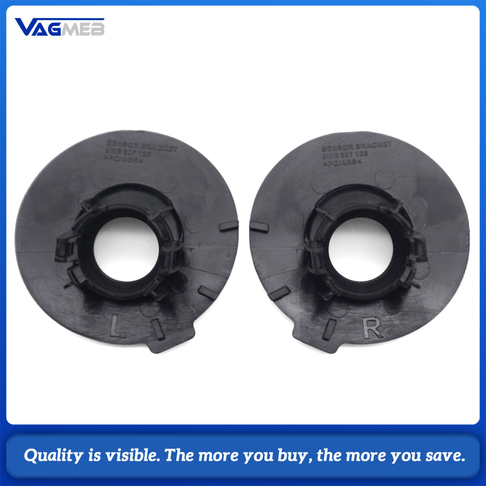 8WE807125 8WE807126 Front Parking Sensor Bracket Pair For Audi A4 B9 Q5, Round Type 8 to 12 PDC Upgrade Holder
