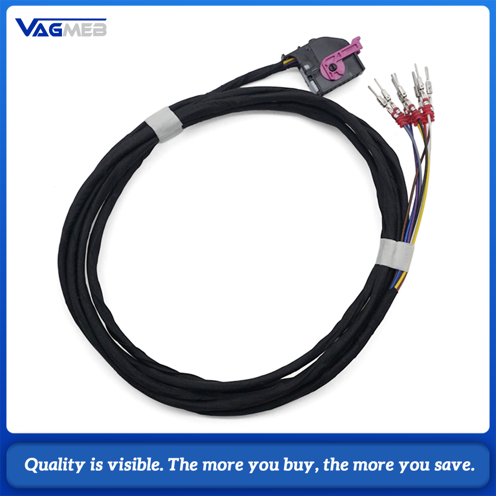 Car Front Rear PDC Parking Radar Wiring Harness Cable Kit 0K to 12K PLA Upgrade Harness For Volkswagen Golf 7 MK7 Parking Assist Retrofit