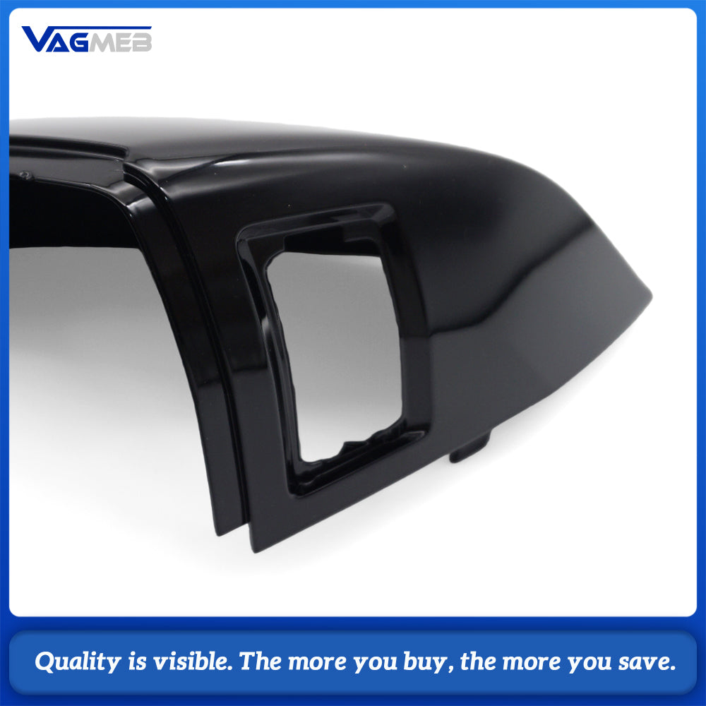 Car Rearview Mirror Housing For Audi Q5L FY 2018-2026 Lane Change Assist Blind Spot Detection Mirror Cap 80D 857 527A 80D 857 528A