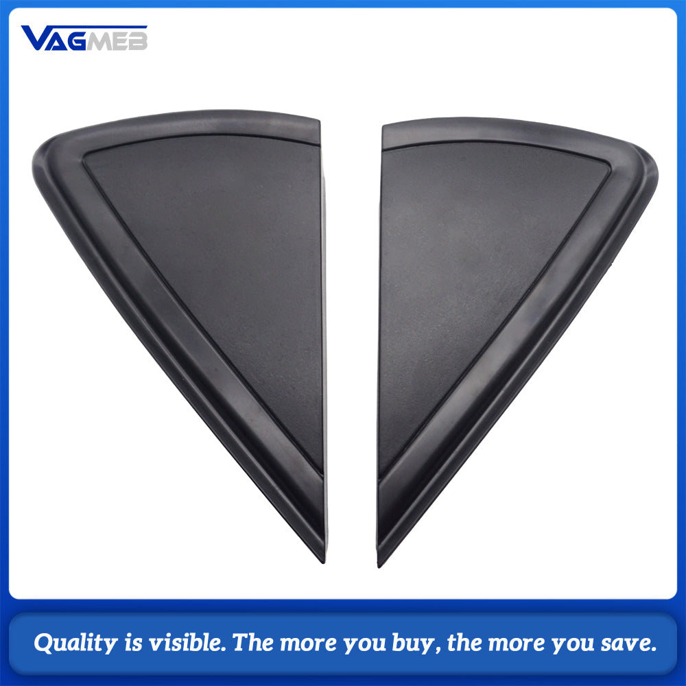 Car Wing Door Side Rearview Mirror Triangle Trim Cover Corner Panel For VW Polo 5 MK5 6R 2011-2018 6R0853273A 6R0853274A