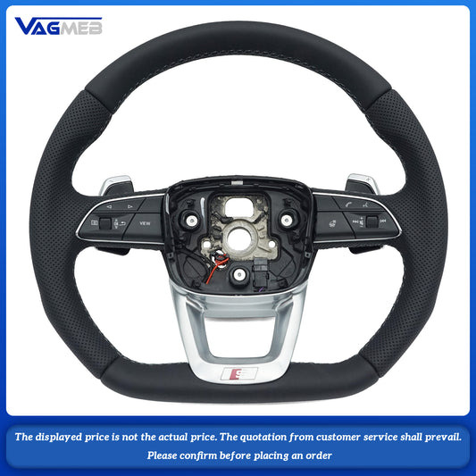For Audi S LOGO Q5 FY Dark Gray Line Heated Steering Wheel