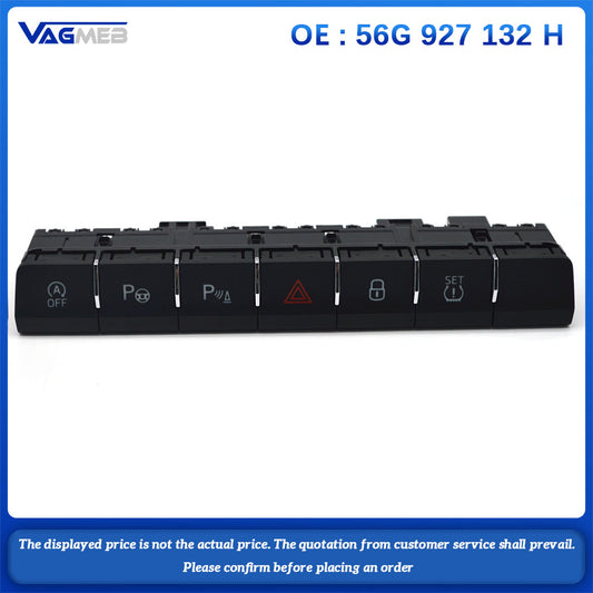 Automotive Parts Switch Relay For SKODA Kodiaq Full Pattern Button Parking Radar Button Switch Assembly  56G 927 132 H