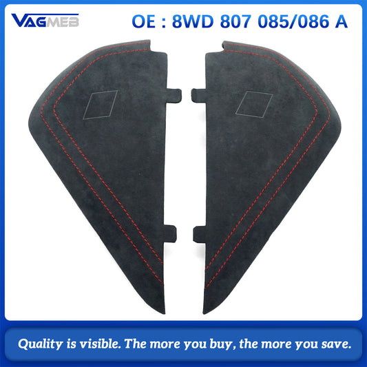 Alcantara leather dashboard cover For Audi A4 B9 2018-2025 dashboard decorative cover, Car Accessories