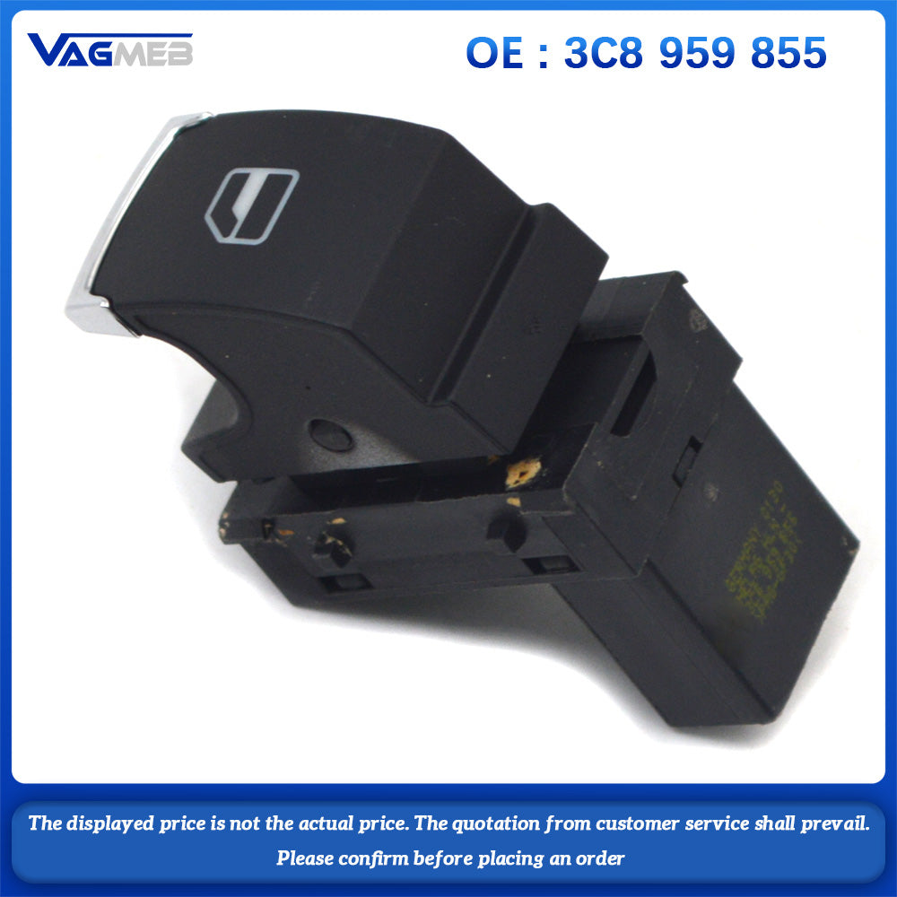 For VW Passat 362 CC 357 Variant 365 Single Electric Window Switch  3C8 959 855